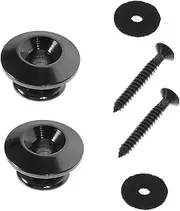 NULYLU 2pcs Acoustic Guitar Strap Locks Mushroom Head Buckle Anti-slip Design for Electric Guitar