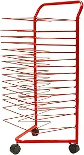 Art Drying Rack for Classroom,15 Shelves Art Rack with Wheels,for Childcare Centers Art Classroom or Studio Oil Painting Drying Rack