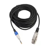1.8M 6.35 Stereo Male to XLR Canon Female Microphone Audio Cable