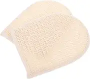 Ipetboom Body Scrubbing Gloves Bath Shower Exfoliating Loofah Gloves Set