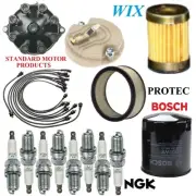 Tune Up Kit Filters Cap Wire Spark Plugs For CHEVROLET G10 VAN V8 5.7L 1971-1972
