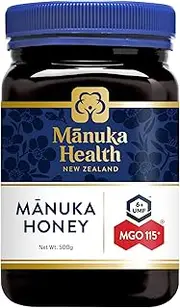 Manuka Health UMF 6+/MGO 115+ Manuka Honey (500g/17.6oz), Superfood, Authentic Raw Honey from New Zealand