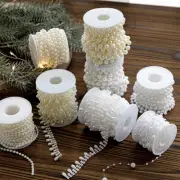 5/10M Pearl Beads on String Wedding Favour Crafts Venue Decoration Christmas