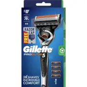 Gillette Proglide 5 Starter Kit Handle + 4 Cartridges