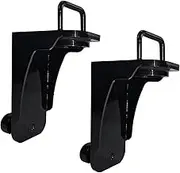 Heavy-Duty Shipping Container Jack Lug Leveler with U-Shaped Handle,Shipping Container Booster Lifter |,Shipping Container Accessories Attachment - Storage Container Leveler Booster,Black (2PCS)
