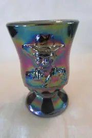 VINTAGE BOYD ART AMETHYST HOPALONG CASSIDY COWBOY TOOTHPICK HOLDER