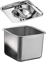ABOOFAN Versatile Stainless Steel Seasoning Jar Kitchen Condiment Canister for Sugar Salt and Spices Storage for Organized Countertops Housewarming