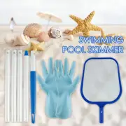 Pond Cleaning Tool Rake Mesh Net Swimming Pool Skimmer Leaf Debris Catcher xiUTb