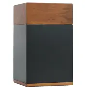 Black Walnut Wooden Urn Box - Urn for Human Ashes Funeral Cremation Urn Medium