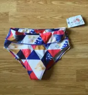 Baleaf Digital Printed Cycling Undewear Padded Bike Briefs Wide Waist Size M