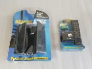 Gaming Edge PlayStation 2 Vertical Stand Black + DVD Remote New Sealed