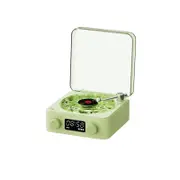 Mini Portable Retro Sleep Aid Speakers, 360 Surround Sound, White Noise, Bluetooth Speaker (Green)