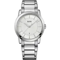 在飛比找momo購物網優惠-【Hugo Boss】紳士品味腕錶/白面(HB1512621