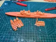 3D Printed 1/700 British Royal Navy Cheshire Cruiser Unpainted Model Kit