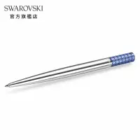 在飛比找momo購物網優惠-【SWAROVSKI 官方直營】圓珠筆 藍色 鍍鉻 交換禮物