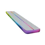 Powertrain 3m x 1m Air Track Inflatable Gymnastics Mat (Rainbow)