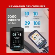 Bike Computer Color Screen Navigation GPS Wireless Bicycle Speedometer WIFI ANT+