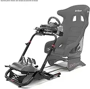 Extreme Sim Racing Wheel Stand Cockpit SGT Racing Simulator - Black Edition For Logitech G25, G27, G29, G920, Thrustmaster And Fanatec - Heavy Dutty and Foldable
