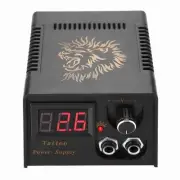 Professional Lion Head Tattoo Power Supply Black Tattoo Transformer Set For FFG