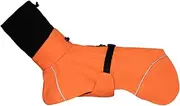 Dog Rain Coat | Double Collar Waterproof Dog Raincoat | Lightweight Reflective Pet Poncho Adjustable Jacket Clothes for Puppy, Walking & Running