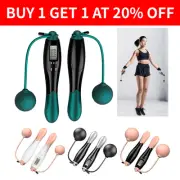 NEW Digital Wireless Cordless Skipping Jump Rope Fitness With Calorie Counter AU