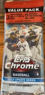 2019 Topps Chrome Update Cello Value Pack Tatis Vlad Riley Alonso Arraez Ohtani?