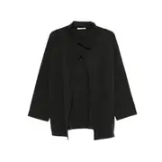 [Max Mara] Max Mara Asymmetrical-collar Jacket S GREY