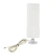 Indoor 25Dbi Sma Male 4G Antenna Cable Length: 2M Size: 20.7Cm X 7Cm X 3Cm(White)