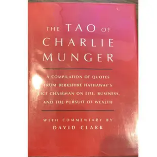 【英文原版】窮查理的智慧語錄 Tao of Charlie Munger 金融投資英文原版