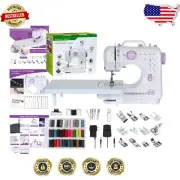 All-in-One Mini Sewing Machine Kit with 39 Threads - Perfect for DIY Projects
