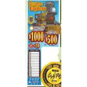 BIG RED EXPRESS 20 POINT/440P 132 CHIPS PULL TAB TICKET GAME FREE SHIP