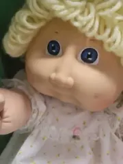 1980s Vintage Cabbage Patch Kids Lemon Loops Girl w Blue Eyes NIB- PLEASE READ