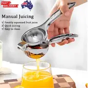 Stainless Steel Manual Hand Press Lemon Squeezer Fruit Orange Citrus Juice Tool.