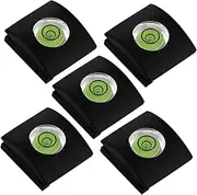 jojofuny 5 Pack Hot Shoe Mount Camera Flashlight Stabilizer Spirit Level for Dslr