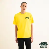 在飛比找Yahoo奇摩購物中心優惠-Roots 中性- ROOTS PIXEL短袖T恤-黃色