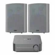 WiiM Streaming Amplifier w/ Outdoor Patio Speakers
