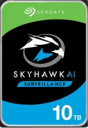 Seagate 10TB 3.5' SkyHawk Surveillance AI, 512E SATA3 6Gb/s 256MB Cache 24x7