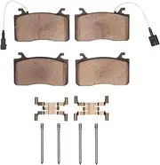 Dynamic Friction Company 5000 Euro Ceramic Brake Pads and Hardware Kit