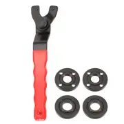 Adjustable Angle Grinder Wrench Set 0.4"-1.9" Range Lock Nut Pin Spanner Red