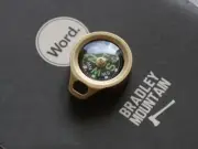 Portable Brass Compass for Outdoor EDC Camping Travel Tool Necklace Pendant DIY