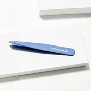 Tweezerman Studio Collection tweezers with slanted tips Granite Sky