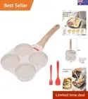 Egg Pan Omelette Pan, 4-Cup Nonstick Granite Omelette Skillet - Pancake Pan a...