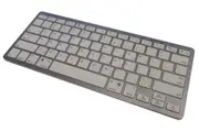 TODO Wireless Bluetooth Keyboard Ipad, Iphone, Win, Mac, Linux White Silver Bk3001
