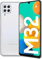 [Samsung] Galaxy M32 SIM Free Smartphone 6.4 Inch Android Mobile Phone 6GB RAM 128GB Memory White [UK Version]