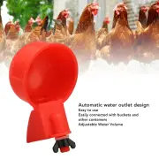 10Pcs Automatic Chicken Water Cups Adjustable Water Volume Prevent Deformation