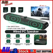 USB Wired Stereo Computer Speakers For PC Laptop Desktop TV Subwoofer Speaker