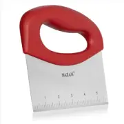 Bench Scraper & Chopper Knife Vegetable Chopping Pastry Dough Cutter Blade Ruler