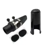 1 Set Clarinet Cap Mouthpiece Reed Nickel Metal Ligature for Alto Saxophone