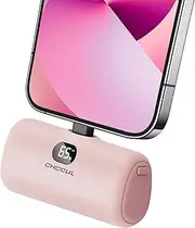 CHCCUL Small Portable Charger Power Bank, 5000mAh with pd20w Fast Charge Output Powerbank, LED Display Battery Pack for iPhone 14,13,12 Pro Max and More