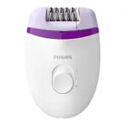 Philips Satinelle Essential Epilator, Wired, Ergonomic handle, White/Purple